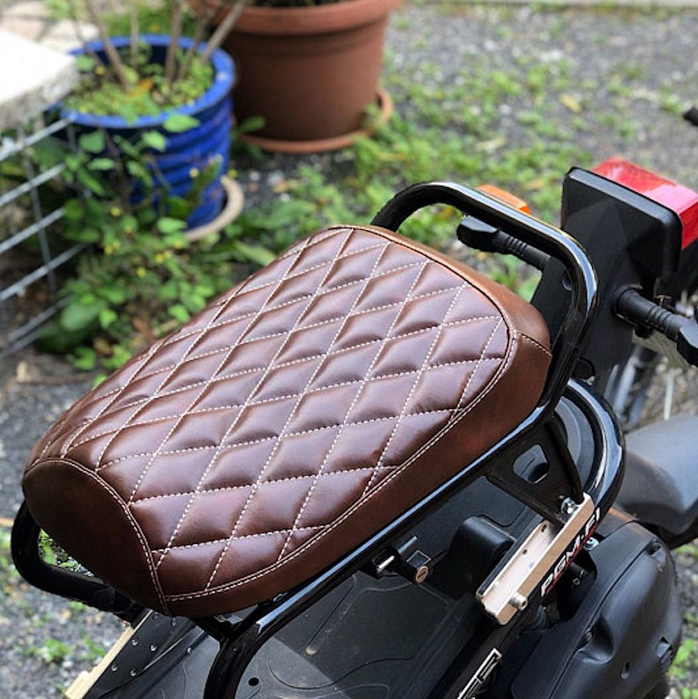 Honda Ruckus Whiskey Brown diamond seat cover
